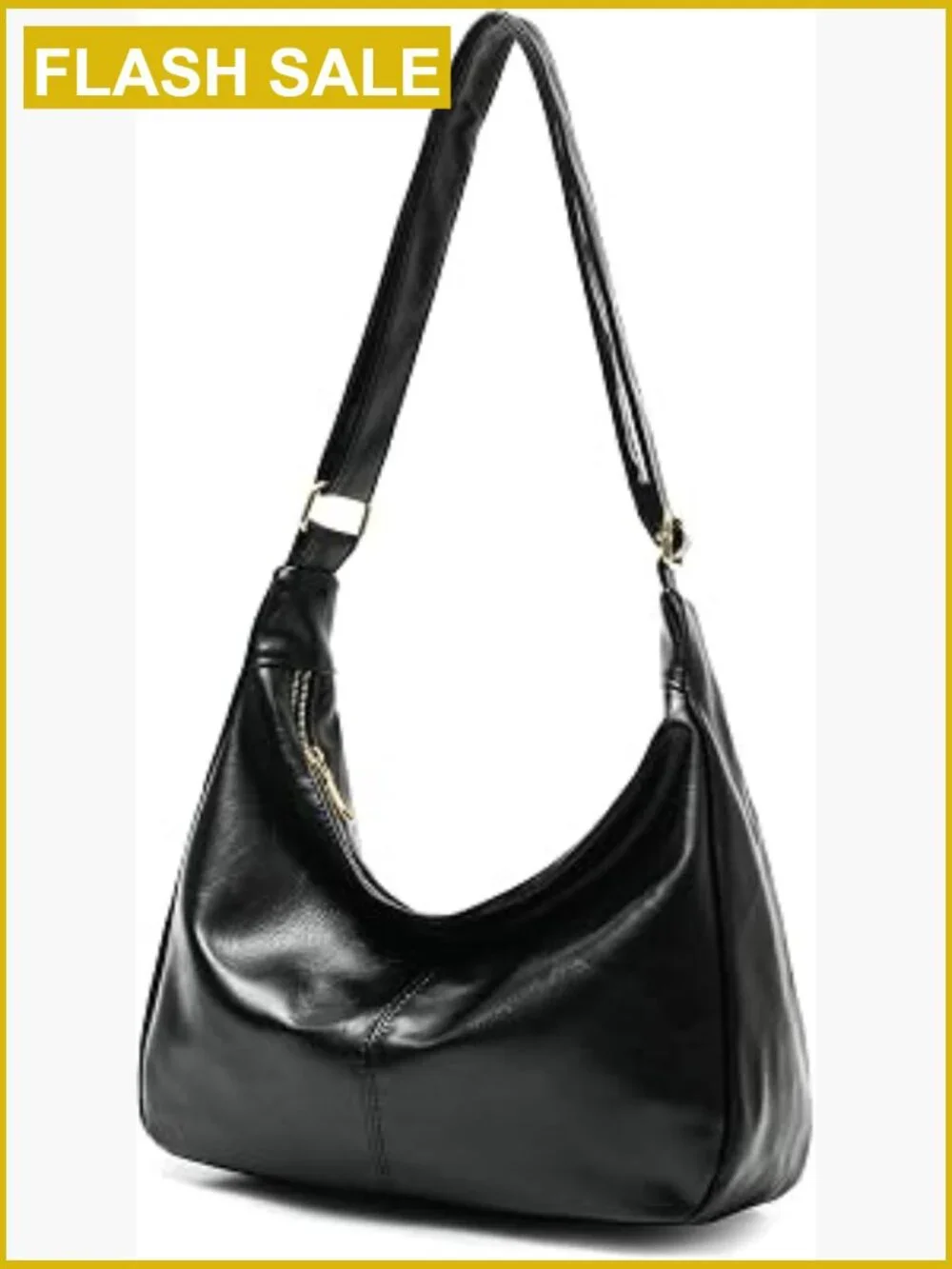 Slouchy Vegan Leather Hobo Bag Crossbody Shoulder Tote Purse Handbag for Women